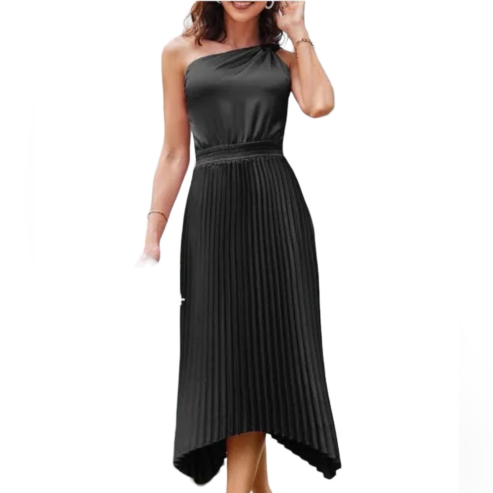 Grace Karin Black Midi Dress
